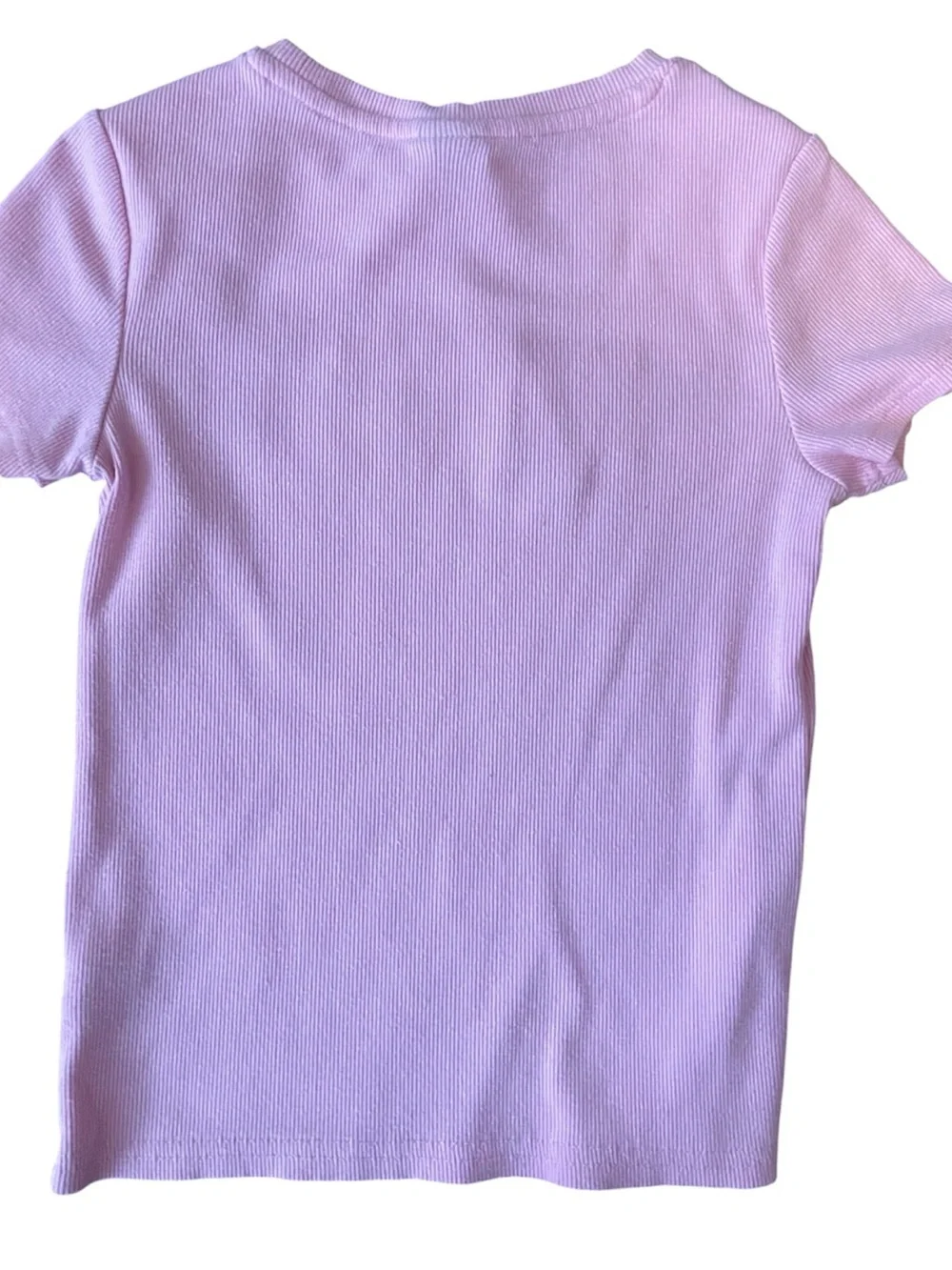art class Pink Ribbed 'MALIBU' Short Sleeve Tee